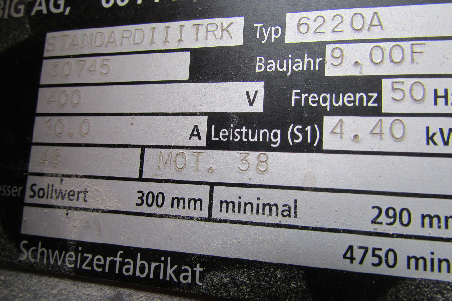 STRIEBIG Plattensäge Standard III 6220A - gebraucht