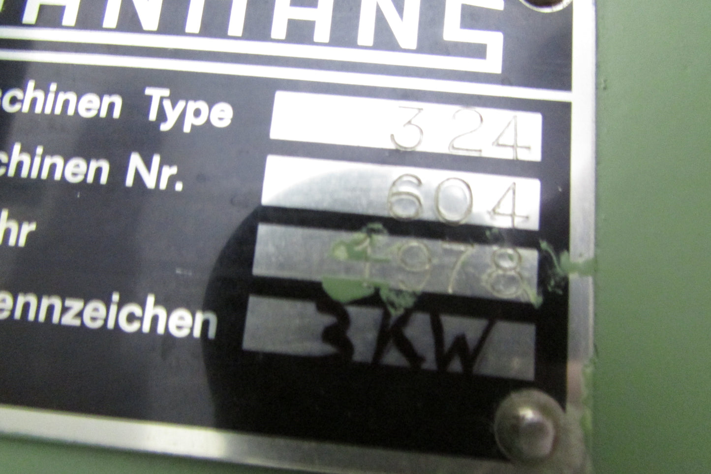Panhans Abrichthobelmaschine 324