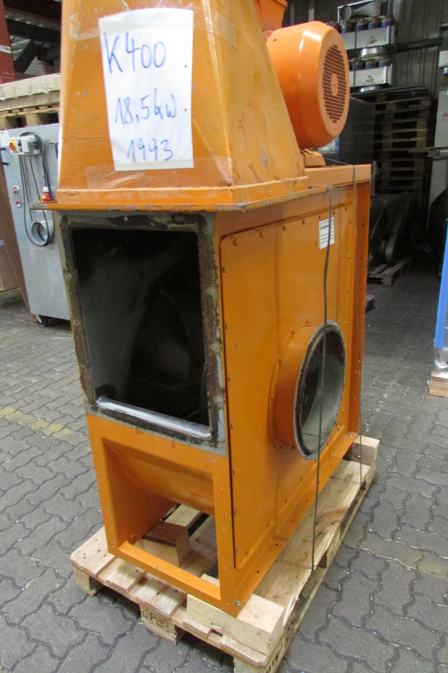 SCHUKO Späneventilator K400, 18,5 kW - gebraucht