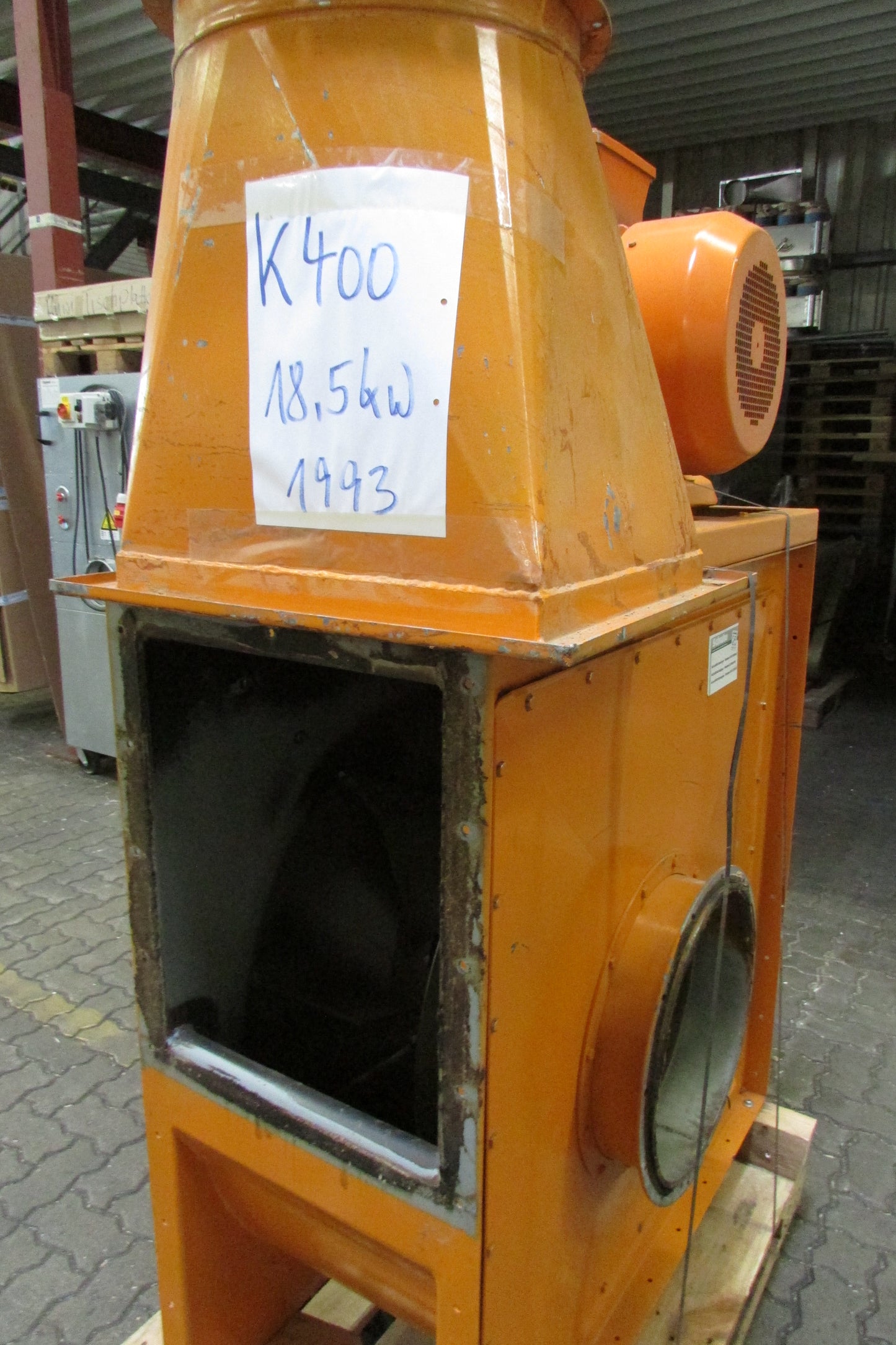 SCHUKO Späneventilator K400, 18,5 kW - gebraucht
