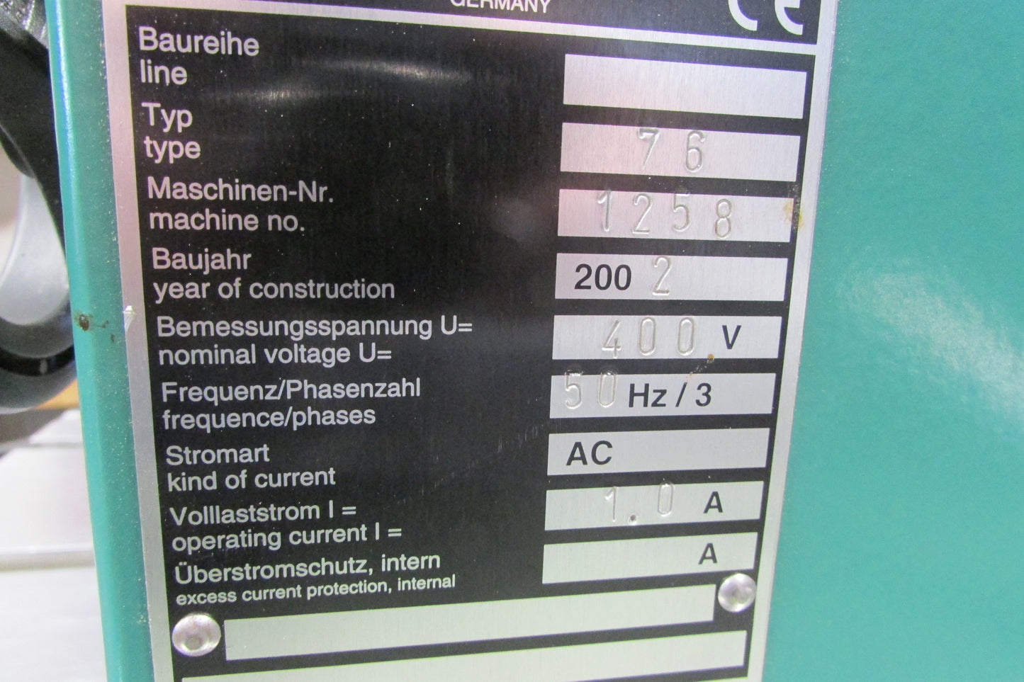 Panhans Formatkreissägen-Vorschubapparat 76 (gebraucht)