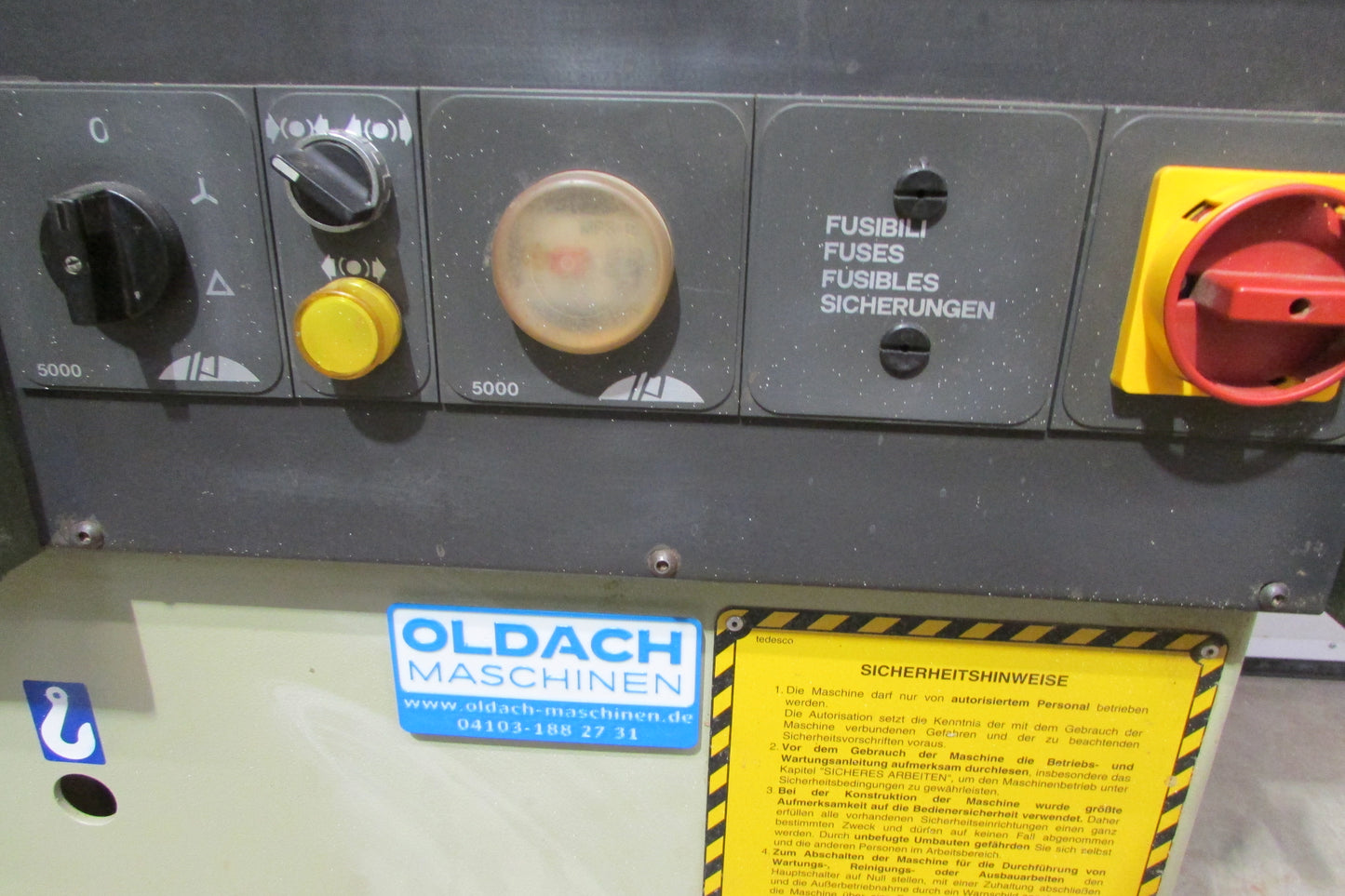 SCM Abrichte Abrichthobelmaschine