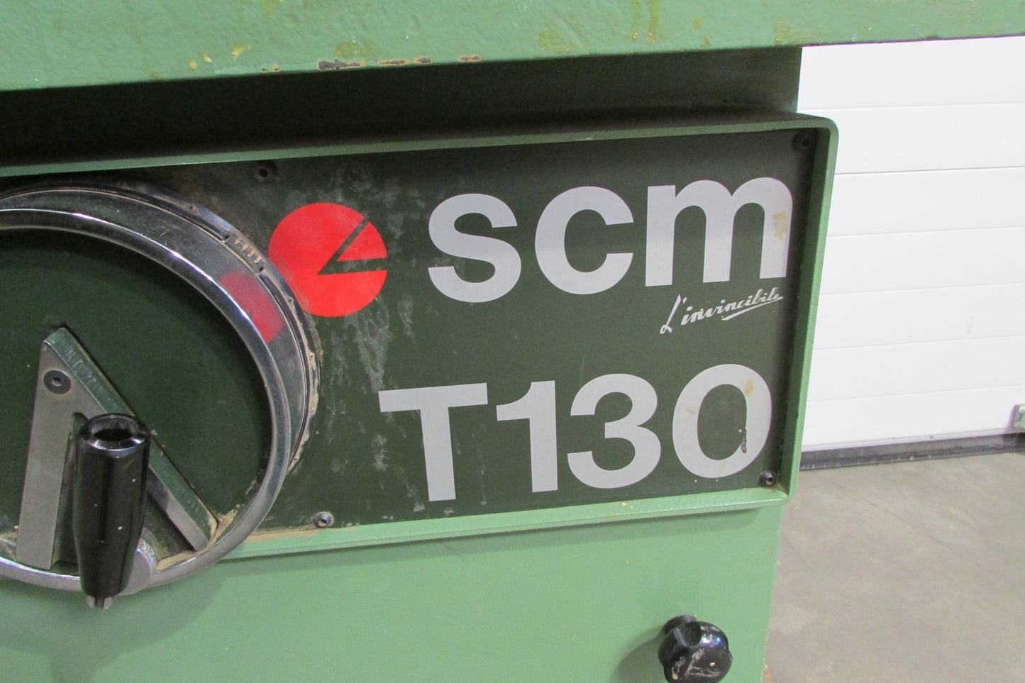 SCM T130 Tischfräse inkl. 4-Rollen Vorschub + AIGNER Integralanschlag