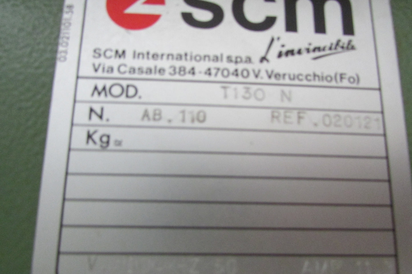 SCM T130 Tischfräse inkl. 4-Rollen Vorschub + AIGNER Integralanschlag