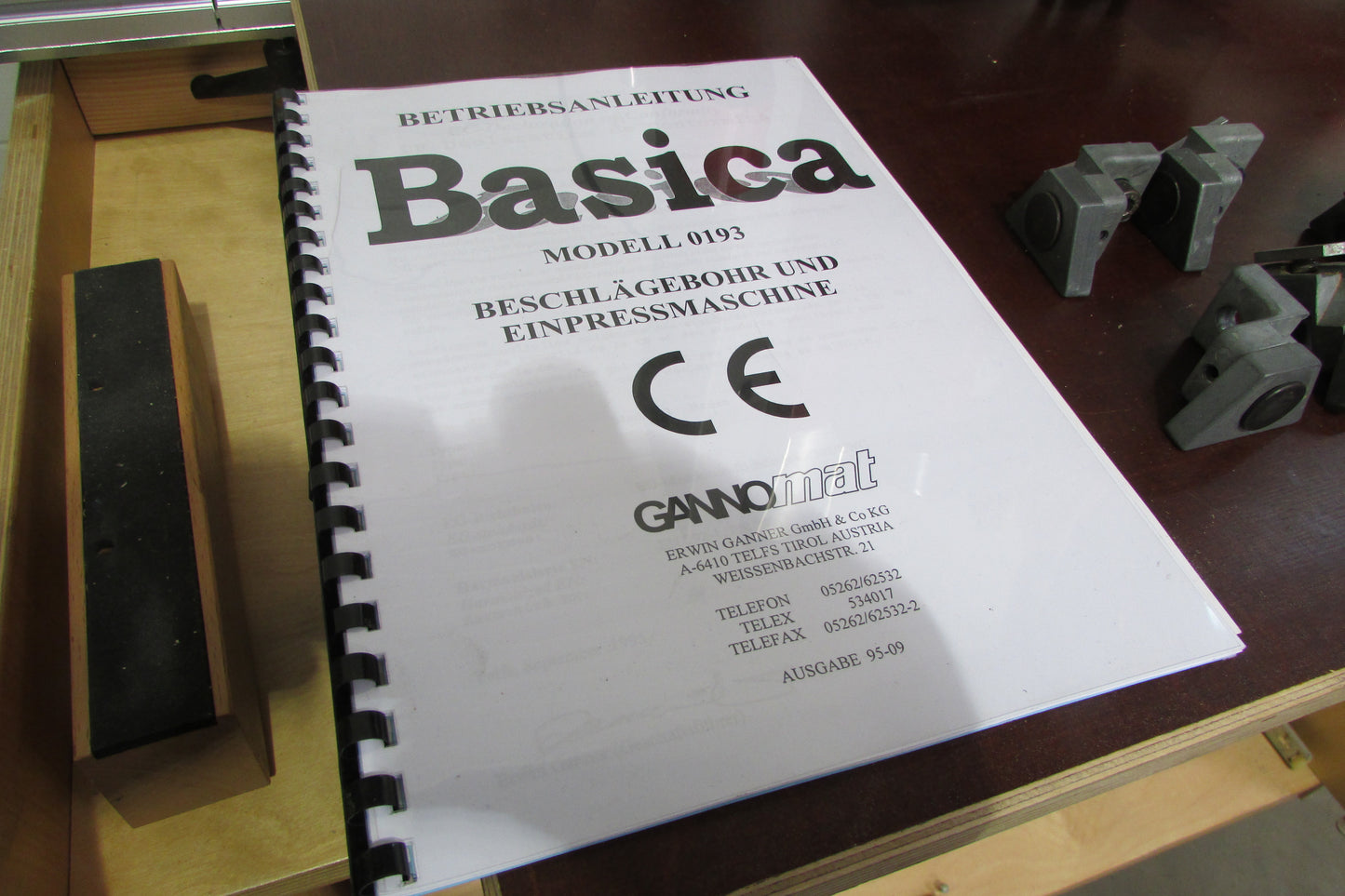 GANNER Basica Standart Topfbandbohrmaschine - gebraucht