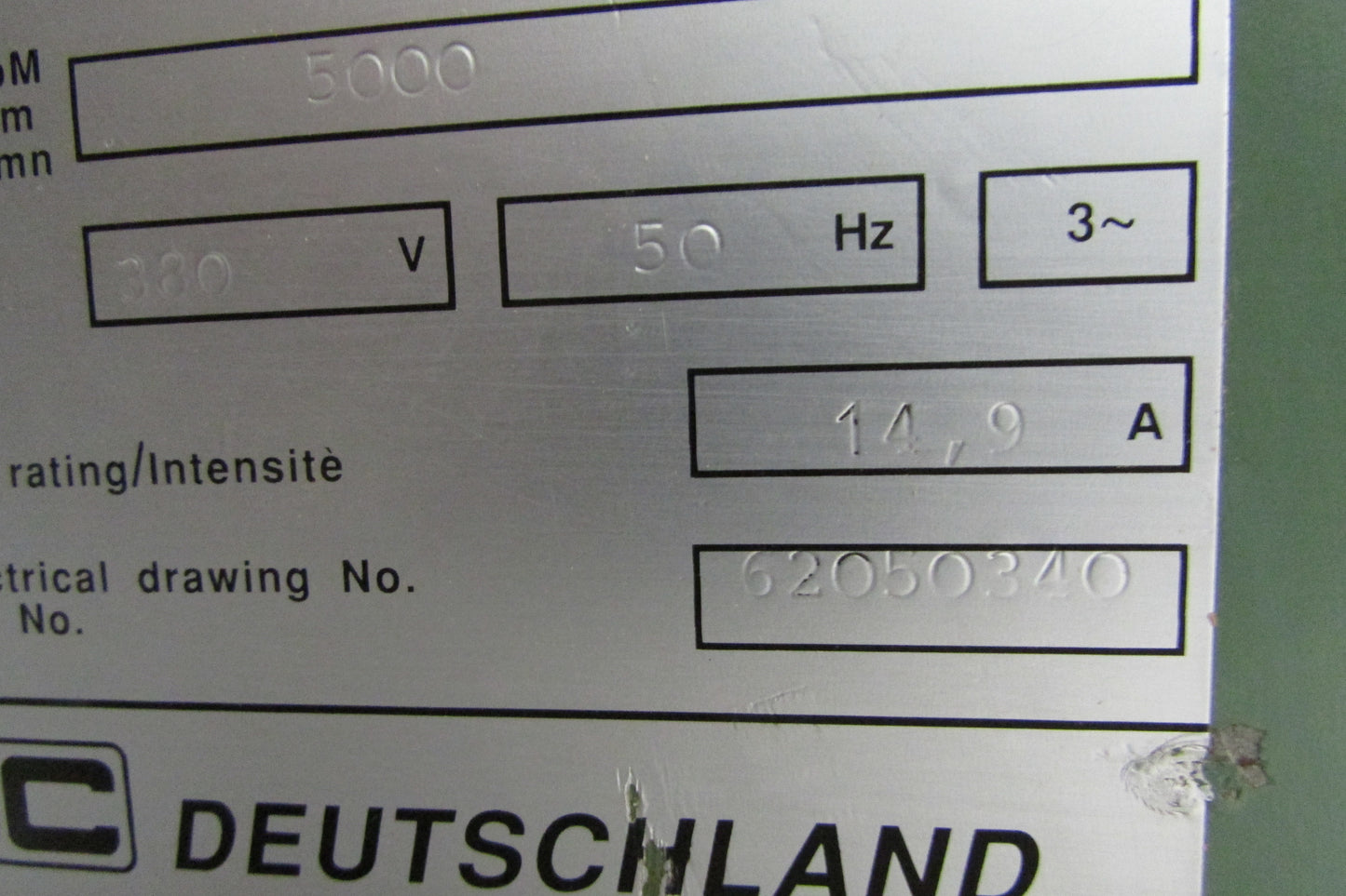 SAC Dickenhobelmaschine RS530 - 7,5 kW - gebraucht