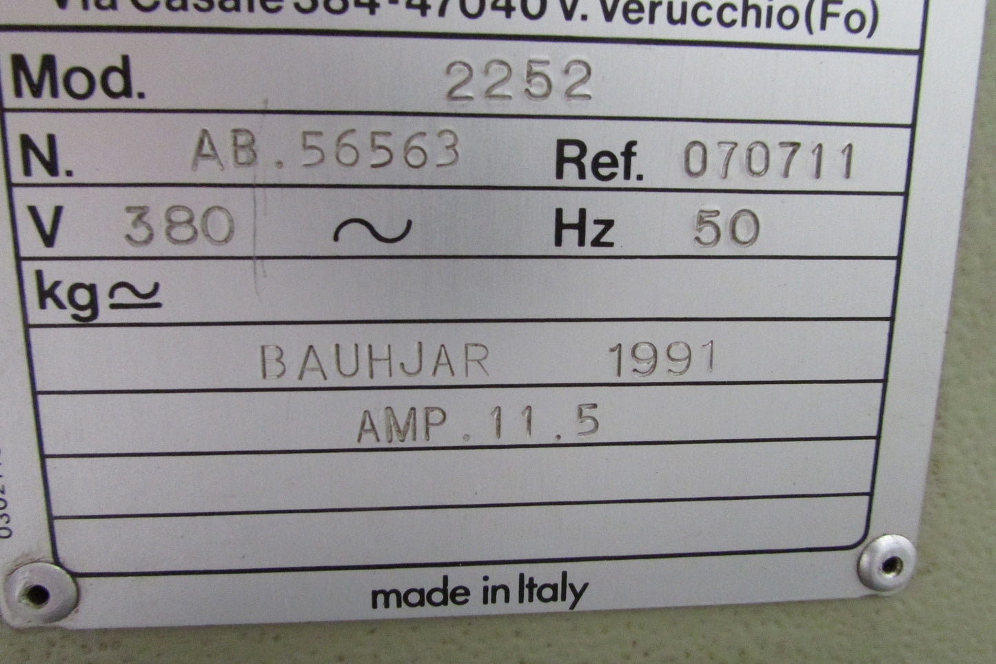 SCM komb. Abricht-Dickenhobelmaschine Typ 2252 - Gebrauchtmaschine