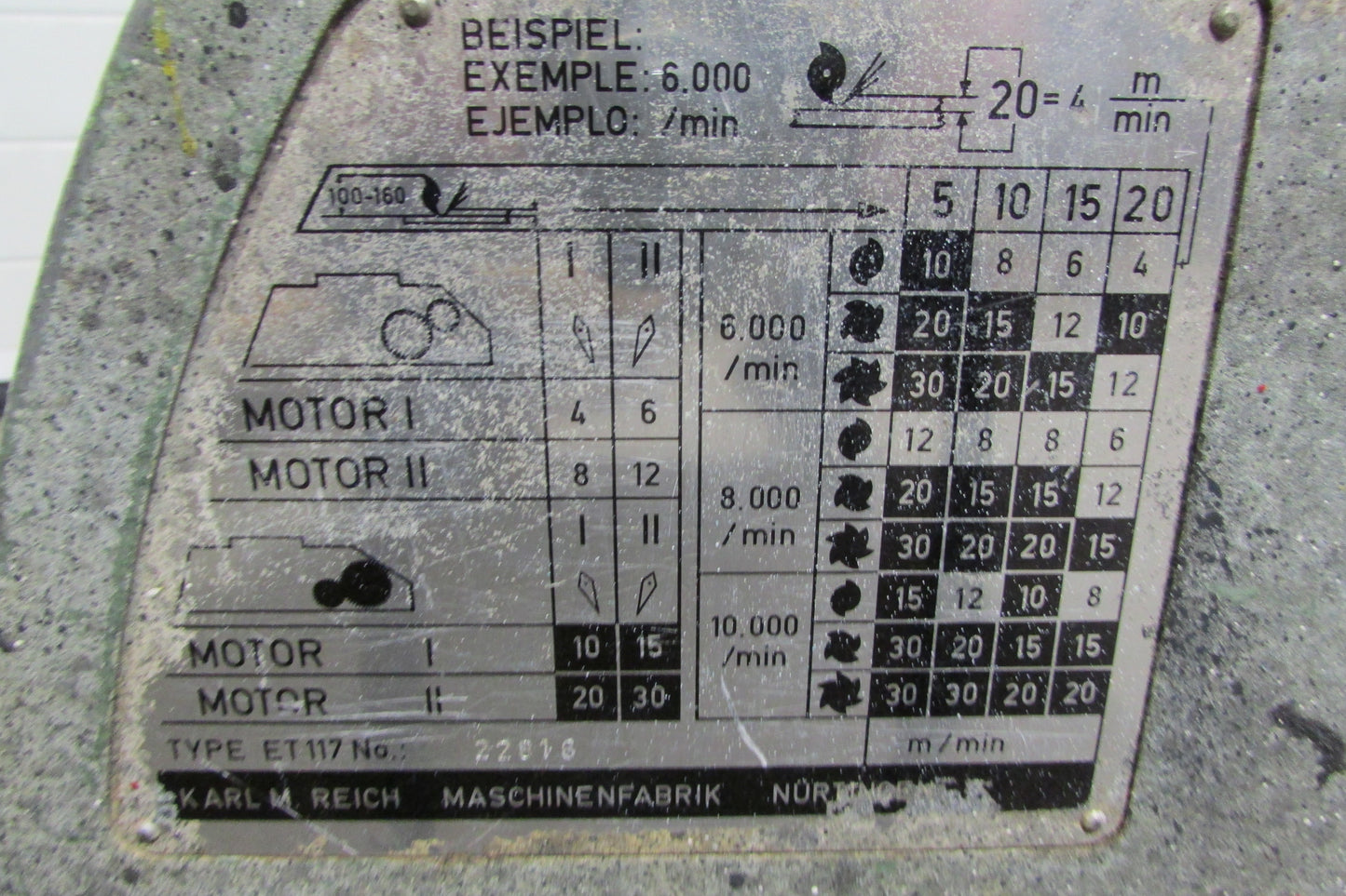 HolzHer Vorschub ET117 - Nr. 9 - gebraucht
