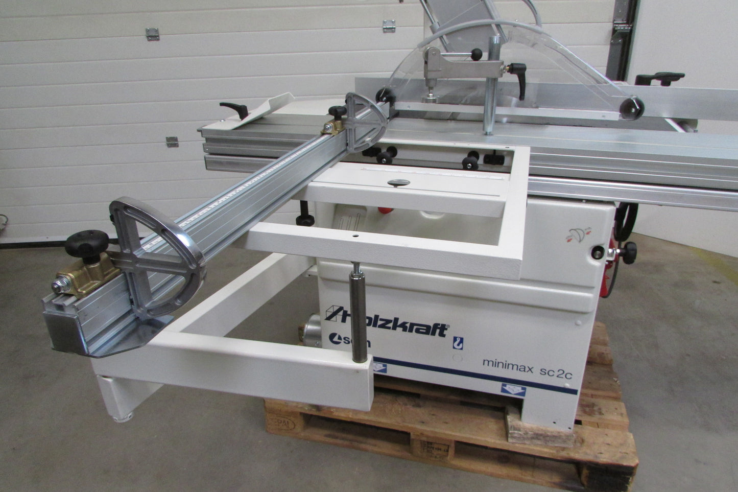 Holzkraft / SCM minimax SC2c (ohne Vorritzer) mit Sägeblattpendelschutz