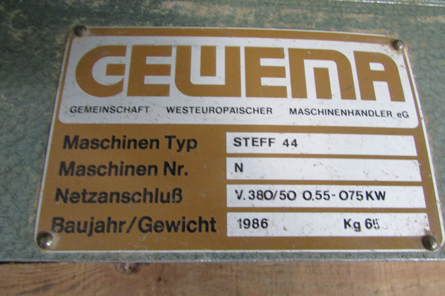 Vorschub STEFF - Nr. 7 - 4 Rollen - 4 Geschwindigkeiten - gebraucht