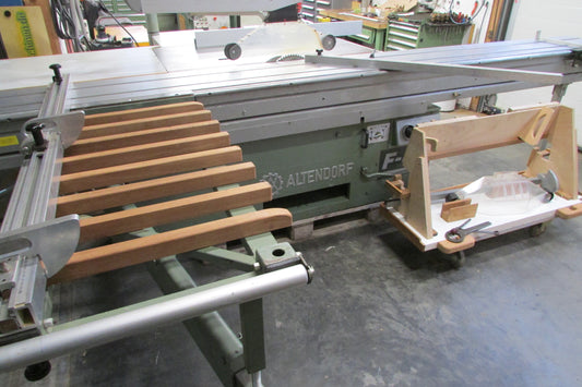Altendorf Formatkreissäge F45 - 4500mm Doppelrollwagenlänge - Gebraucht