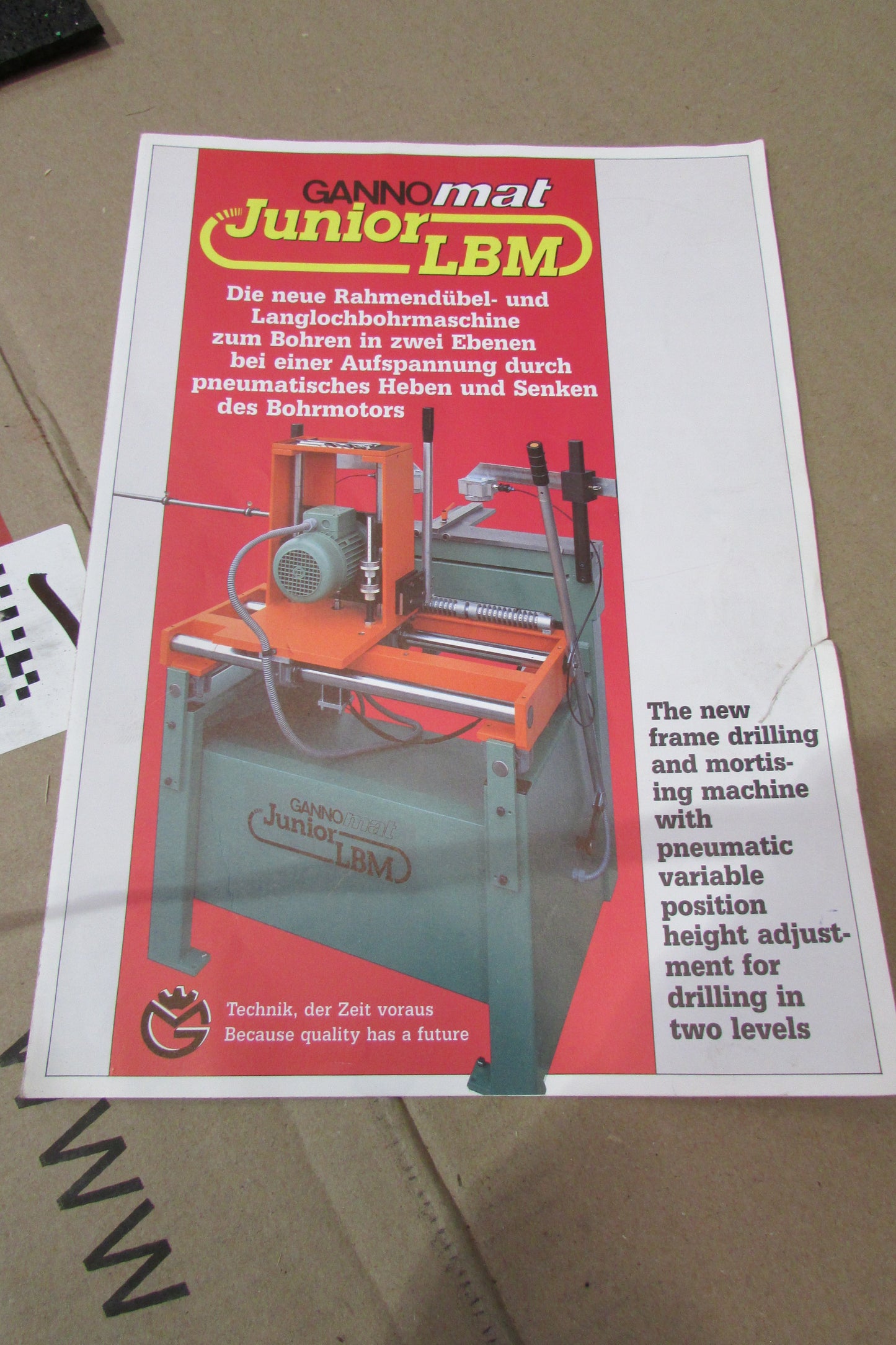 Ganner Langlochbohrmaschine LBM JUNIOR - gebraucht