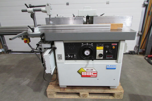 SAC T120 Tischfräsmaschine mit Schiebetisch - Gebrauchtmaschine
