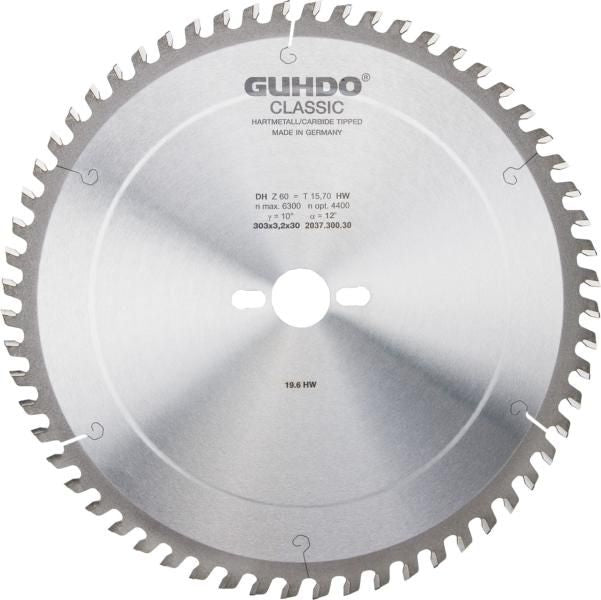 Guhdo Sägeblatt 303x3,2/2,8x30 Z60DH